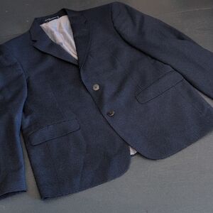 Tommy Hilfiger Navy Blazer with Checkered Lining